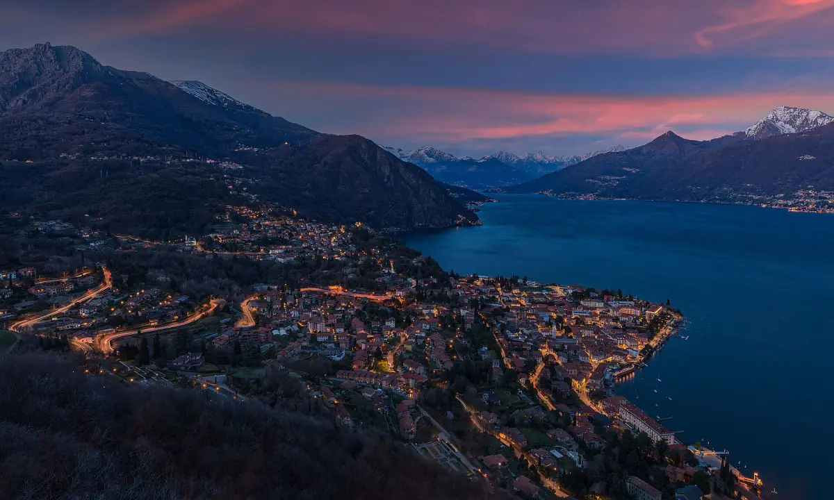 Menaggio at dusk